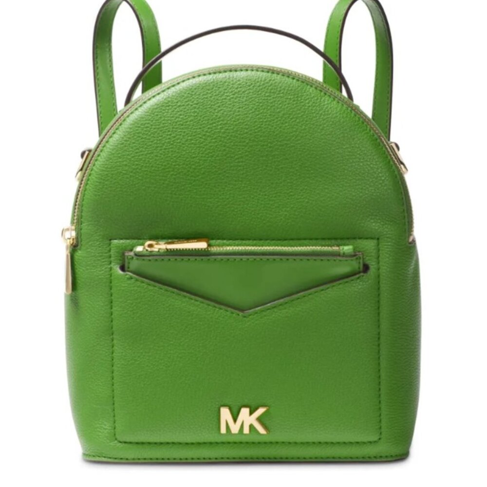 Michael Kors Jessa Small Pebbled Leather Convertible Backpack